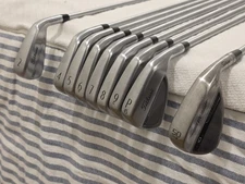 Titleist Forged 2025 T100 4-PW, T250 2 iron & SM10 RAW 50.08F.  KBS C-Taper X. 