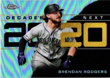2020 Topps Chrome Update #DNC-7 Brendan Rodgers Decade's Next