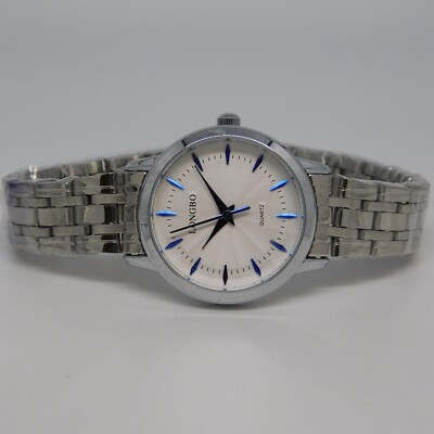 LONGBO Three-Hand Quartz Analog Women's Watch Sz. 7 1/4'' New Battery