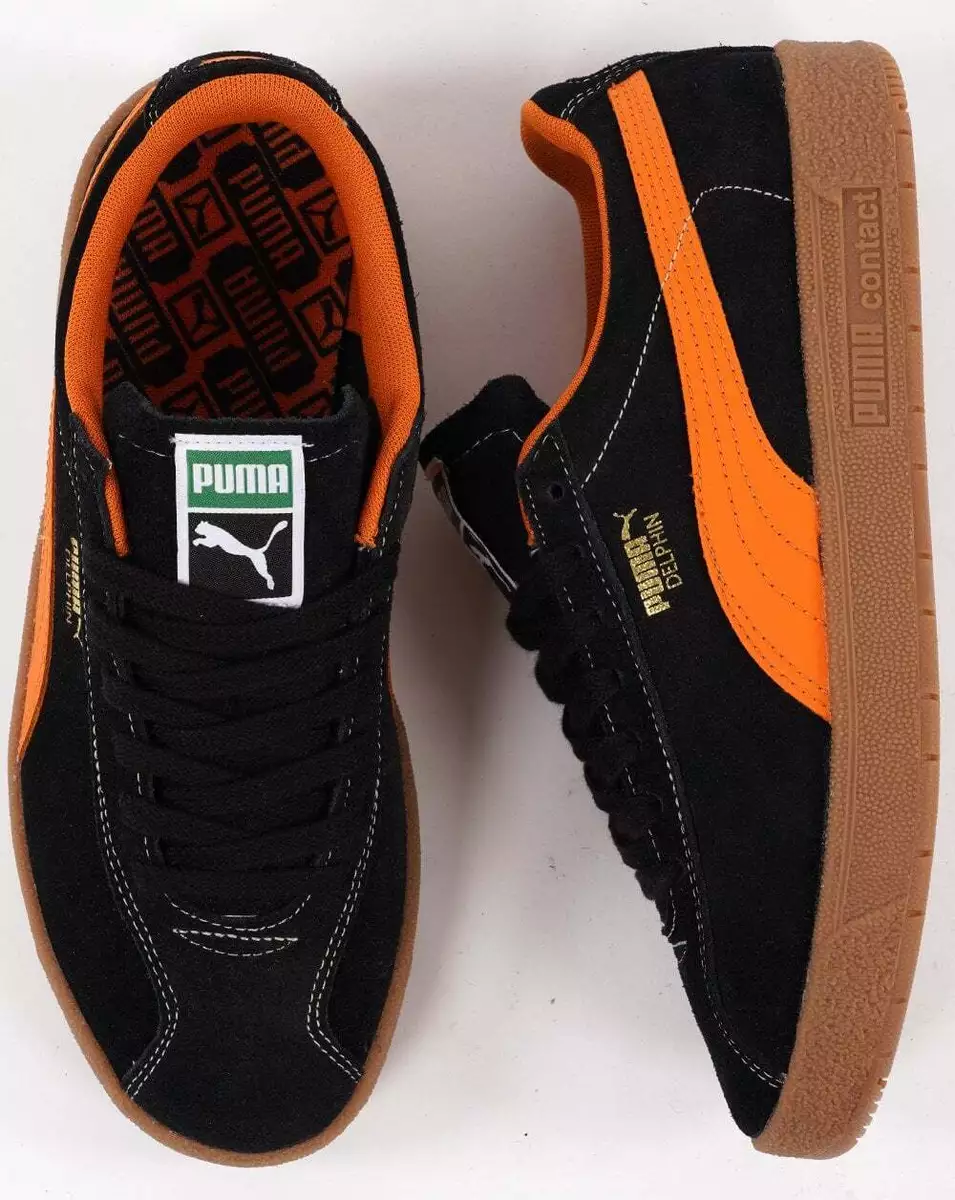 Black orange clearance sneakers