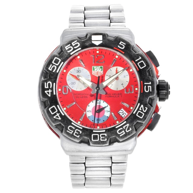 Tag Heuer Formula CAH1112.BA0850 (レア) TAG Heuer Formula 1 Red Men's Watch - CAH1112.BA0850 | eBay