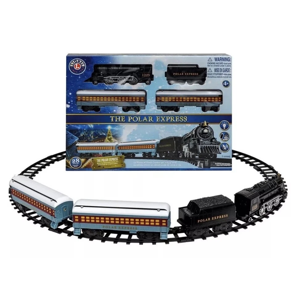 Lionel The Polar Express 28 Piece Battery Operated Train Set 7-11925 SEALED NEW - Image 2 of 4