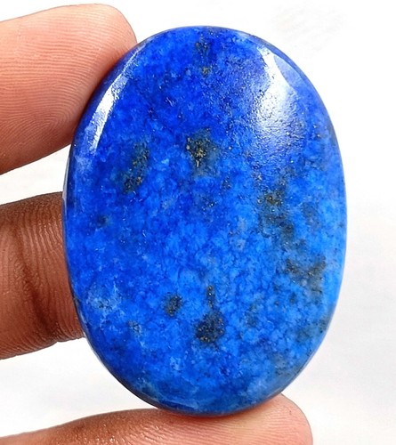 88 CT LAPISLÁZULI AZUL NATURAL CORTE OVALADO EGL PIEDRA PRECIOSA ALTA CALIDAD MNB - Imagen 3 de 9