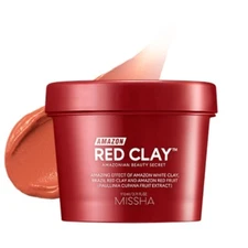 MISSHA Amazon Red Clay Pore Mask 110ml Wash-Off Mask Pore Refining Made in korea