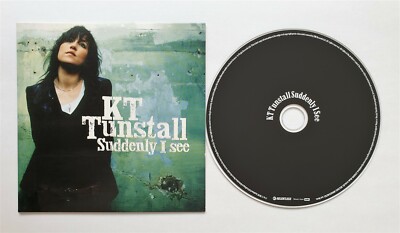 KT TUNSTALL Suddenly I see 2-track PR0M0 CD Single Card sleeve * K T * RELCDJ21
