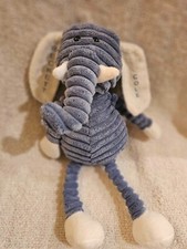 Adorable Baby's Soft Elephant with First and Middle Name in Long Ears