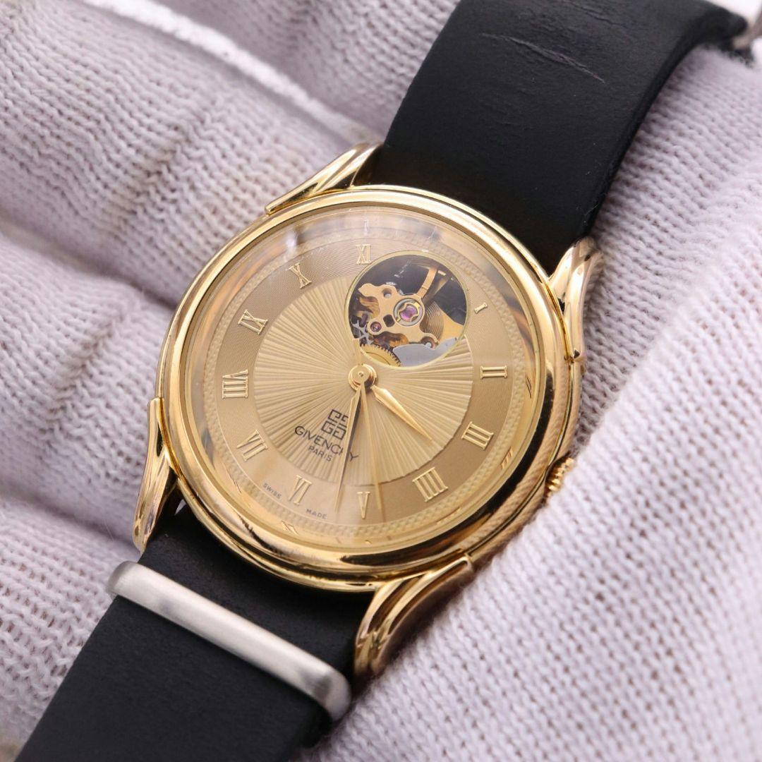 GIVENCHY ゴールド 時計 GIVENCHY ゴールド 金 12Pダイヤ クォーツ 腕時計 レディース