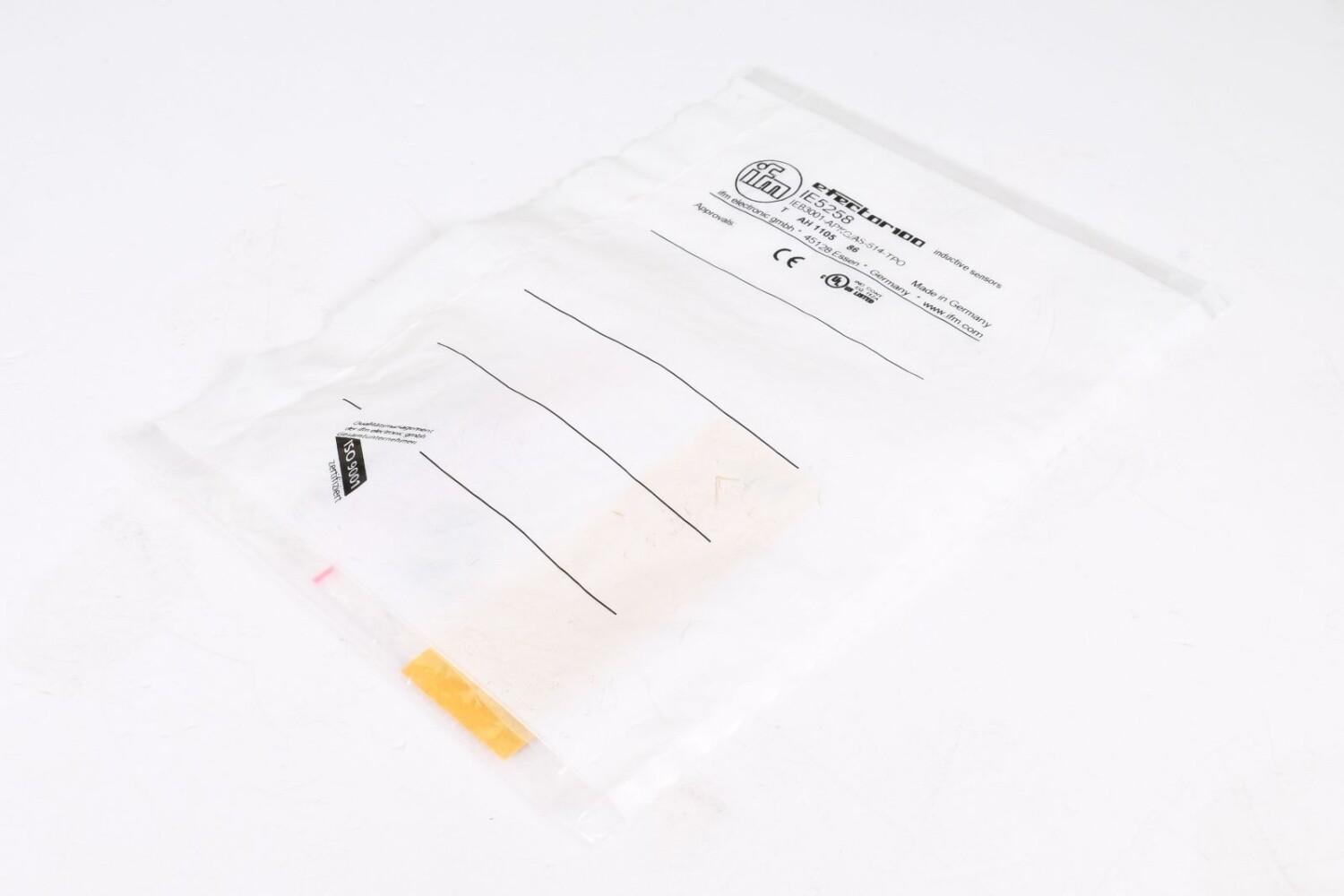 IFM IE5258, IEB3001-APKG/AS-514-TPO, Inductive sensor