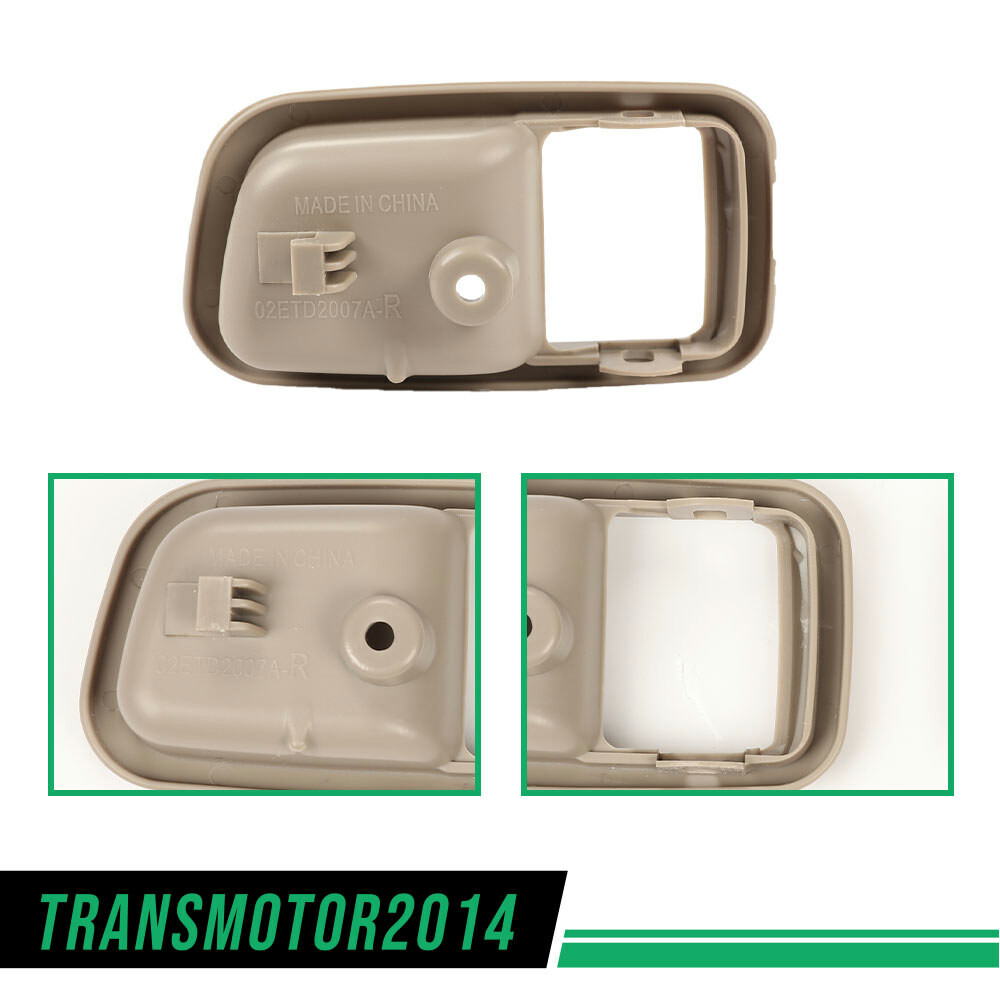 Inner Door Handle Trim Left & Right Fit For 2000-2006 Toyota Tundra Front