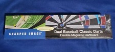 Sharper Image Dual Baseball Classic Magnetic Darts Flexible Magnetic Darboard