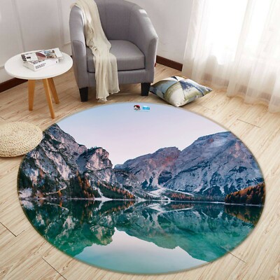 3D Mountain River ZHUA2158 Game Non Slip Rug Mat Photo Carpet Zoe