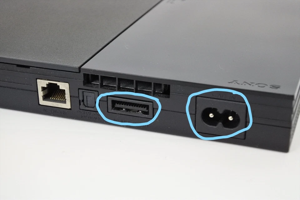 New PS2 Fat AV Cable &  AC Power Cord (Sony Playstation 2) - Image 3 of 4