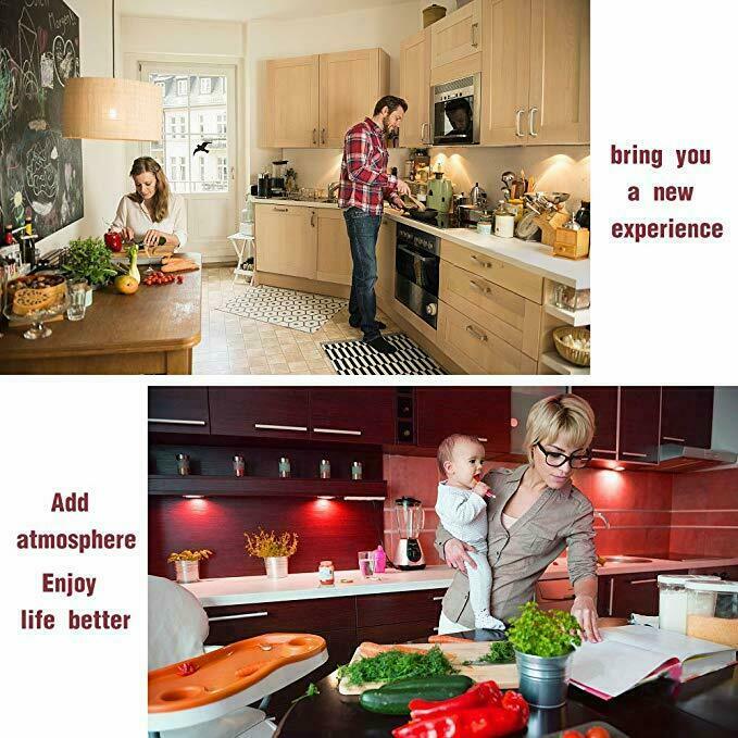 Under Cabinet Lighting LED Light Kit Closet Kitchen Cupboard Hardwired ...