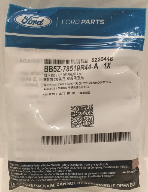 Ford OEM Kit - Retaining Clip BB5Z78519R44A for sale online | eBay