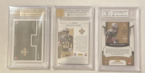 Brandon Cooks Three (3) Card Graded Autographed Lot Including One (1) Rookie 🔥 - Picture 2 of 3