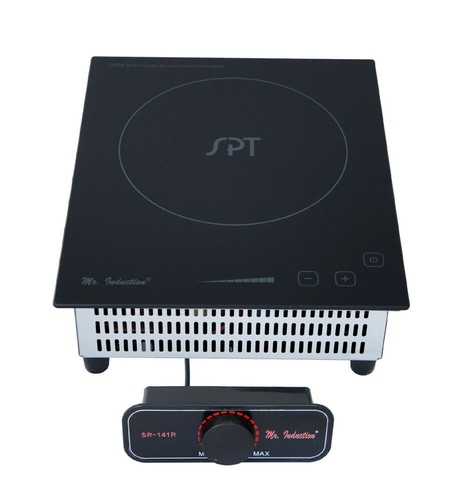 Mini estufa de inducción Sunpentown SPT 1400W incorporada/encienda - SR-141R - Imagen 2 de 5