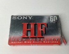 SONY HF 90 Minute Blank Audio Cassette Tape - Sealed - Plus Maxell UR 90