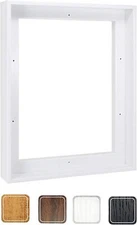 Canvas Floating Frame, Picture Wall Art Painting Frame 16.00" x 20.00", White 