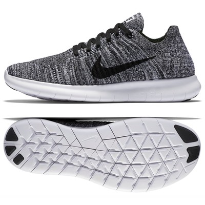 Nike WMNS Free RN Flyknit Oreo 831070-100 White/Black Women's Running Shoes | eBay