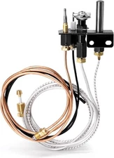 Complete Direct Vent Propane Pilot Assembly Kit with Thermopile and Electrode
