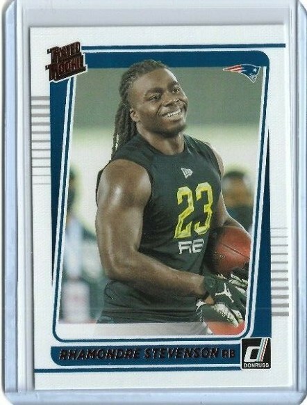 2021 Panini Donruss Rhamondre Stevenson Portrait Rated Rookies RC