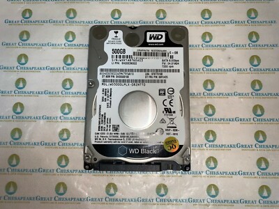 Western Digital WD5000LPLX-08ZNTT0 500GB 2.5'' SATA 7200RPM Hard Drive TESTED!