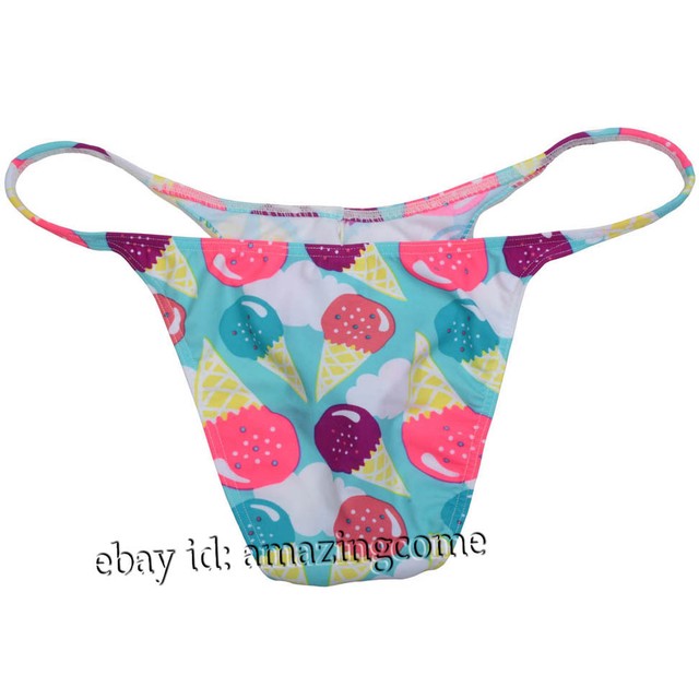 Men Cheeky Shorts Brazilian Bikini Underwear Micro Hip Briefs String