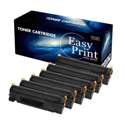 6PK Black CE285A Toner Cartridges replace for HP 85A LaserJet MFP P1100 M1219nf