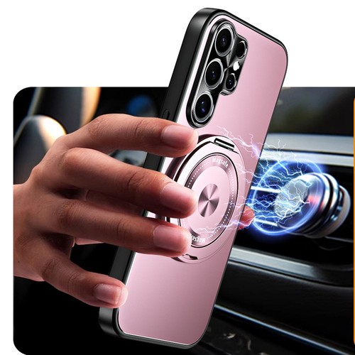 For Samsung S25 Ultra S24 S23 Magnetic Luxury Plating Shockproof Slim Rugged Cas - Picture 2 of 9