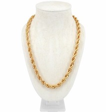 Men's Rope Chain 8mm Hip Hop RUN DMC Necklace 20" 22" 24" 26" 30" inch