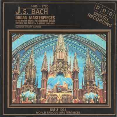 CD Johann Sebastian Bach Organ Masterpieces GMS Productions