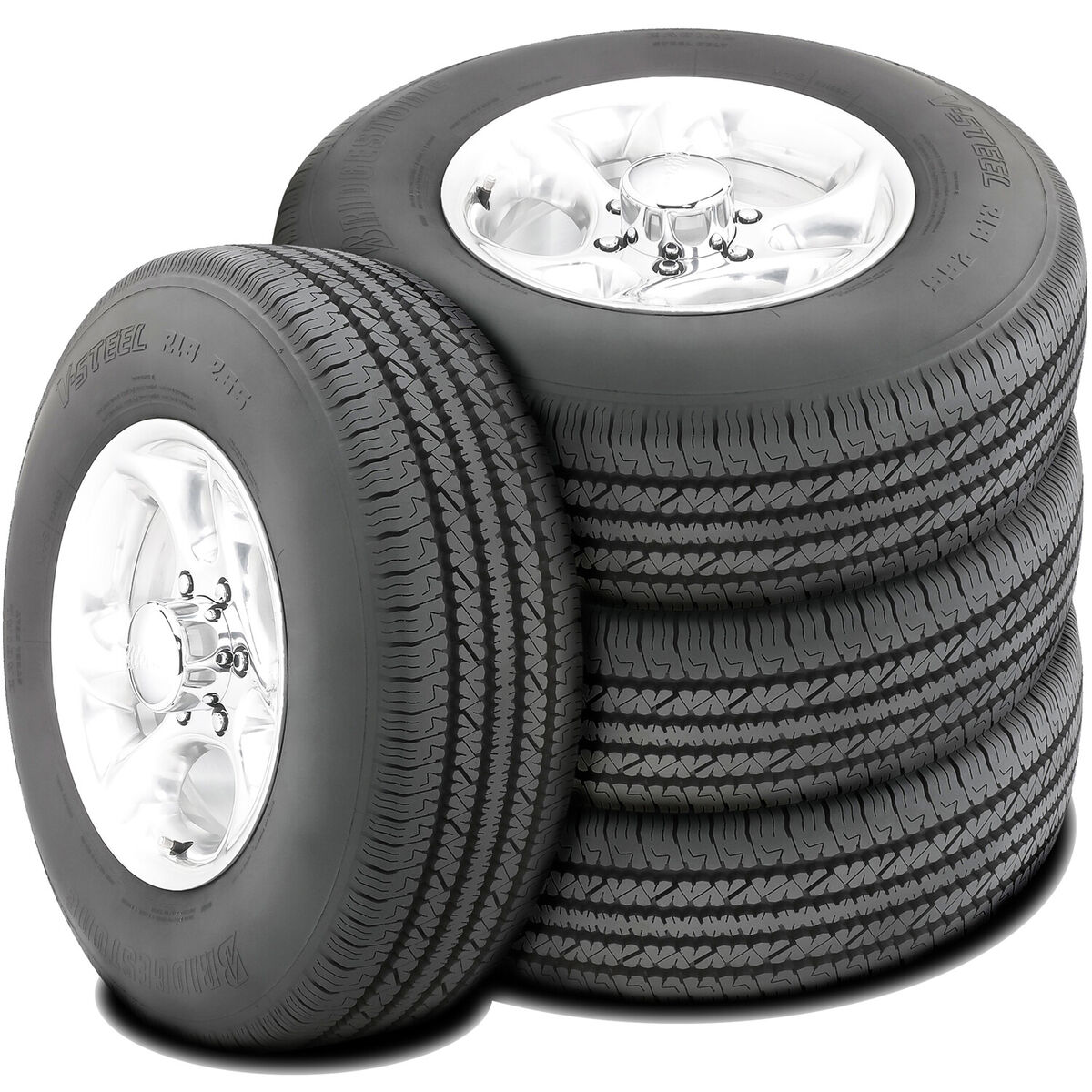 4 Tires Bridgestone V-Steel Rib 265 LT 245/75R16 Load E 10 4 Tires Bridgestone V-Steel Rib 265 LT 245/75R16 Load E 10
