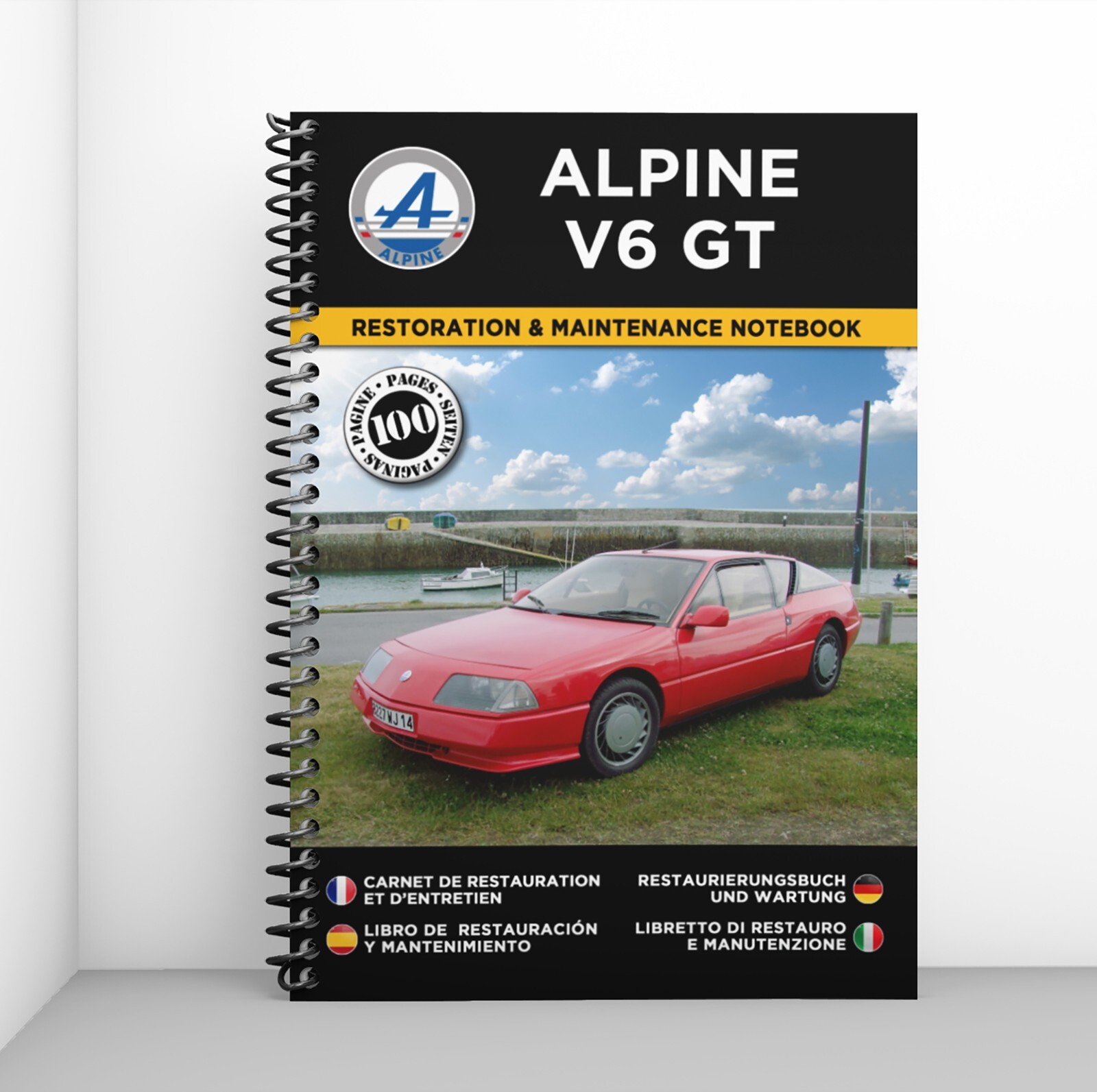 Carnet de restauration Alpine V6 GT album souvenir de votre passion automobile française