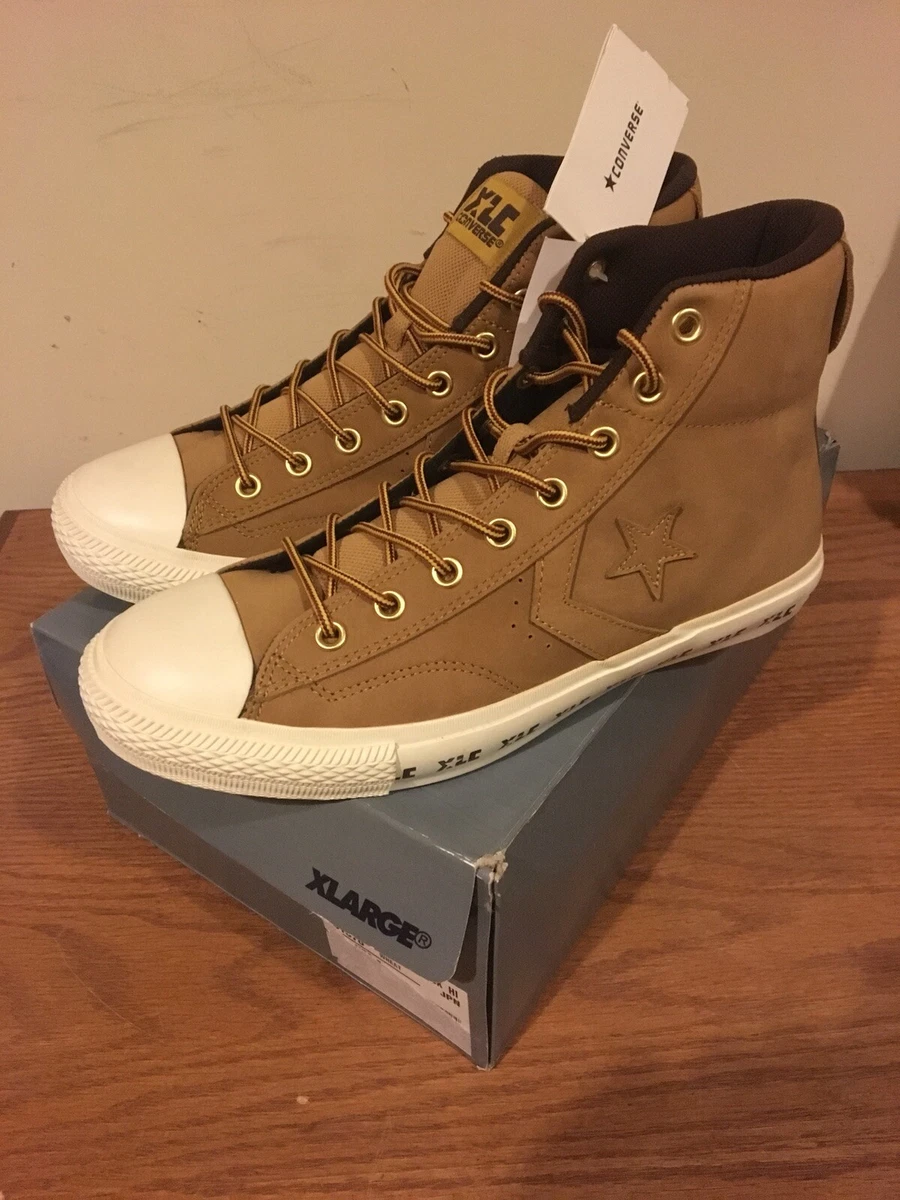 Converse XLarge Chevronstar Nubuck Hi Wheat Brown 1C1378 Size 8.5 New