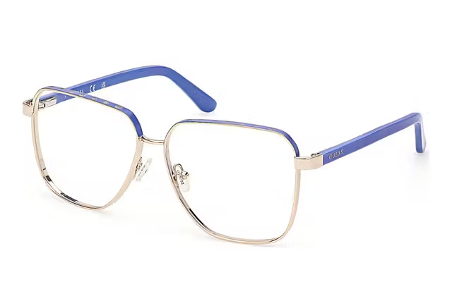 GUESS GU50125 092 Золото Синий Квадратный металл 57-13-140 15890₽