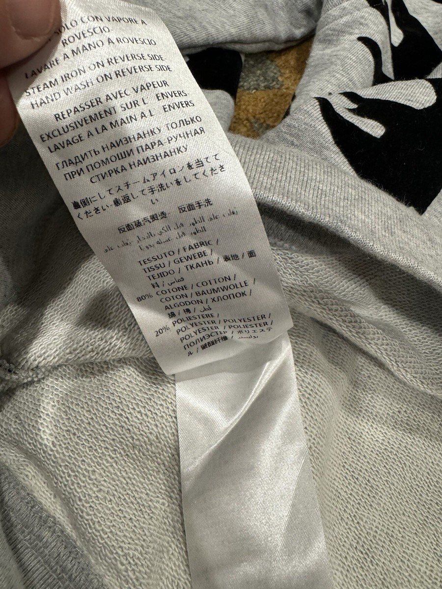 スウェット・トレーナー alexander mcqueen SWEATSHIRTS (839216QTADU 0548) MCQ Alexander McQueen Sweatshirt Men Women XS Gray Black