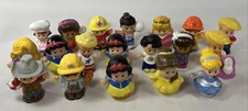 Fisher Price Little People Parts lot of 19 Work Together construction princess