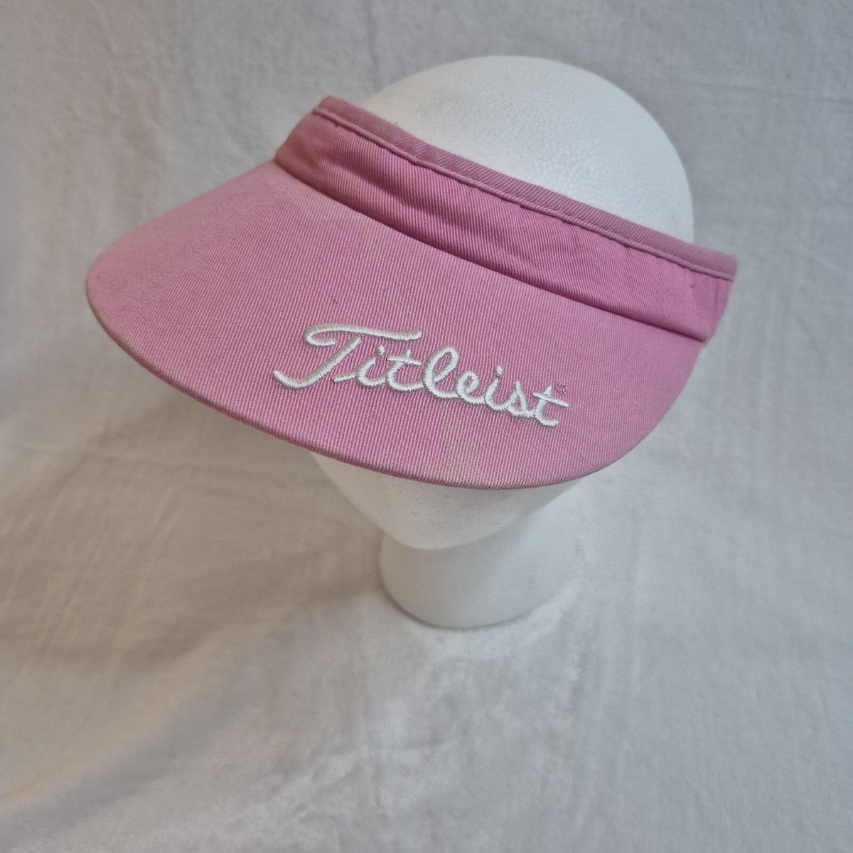 Titleist Golf Visor Womens Baby Pink Adjustable Strap Back