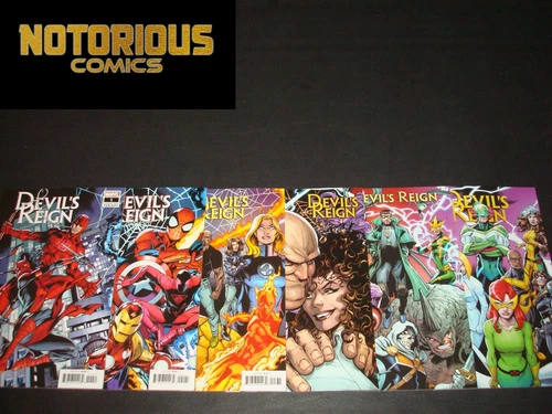Devil's Reign 1-6 Complete Connecting Variant Set Comic Lot Daredevil Zdarsky