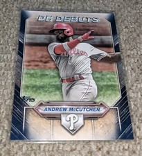 2021 ANDREW MCCUTCHEN TOPPS DH DEBUTS BLUE INSERT (PHILLIES)
