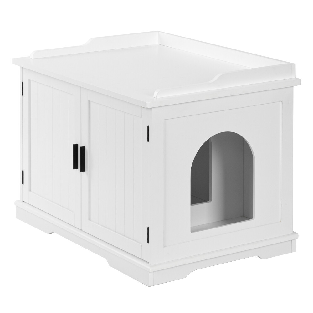 House Hidden Cabinet Extra Large Enclosure Furniture White
