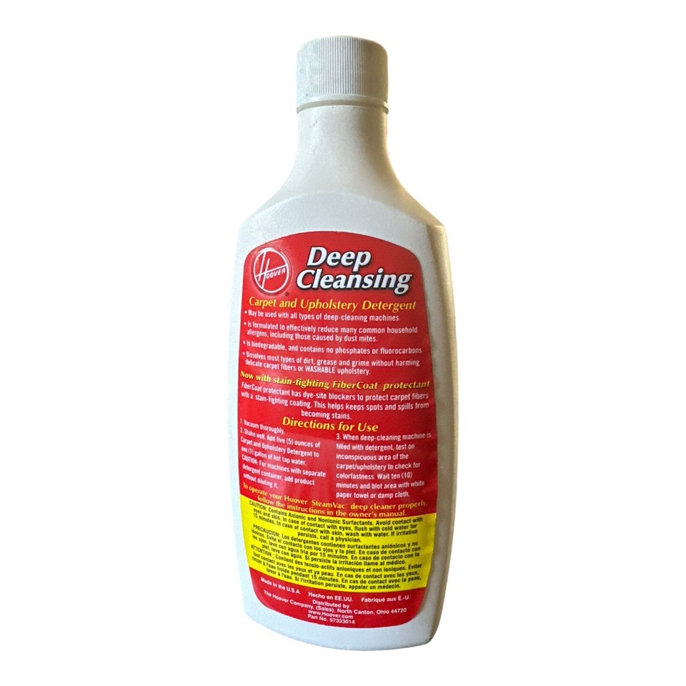 New Sealed Hoover SteamVac Deep Cleansing Carpet Upholstery Detergent