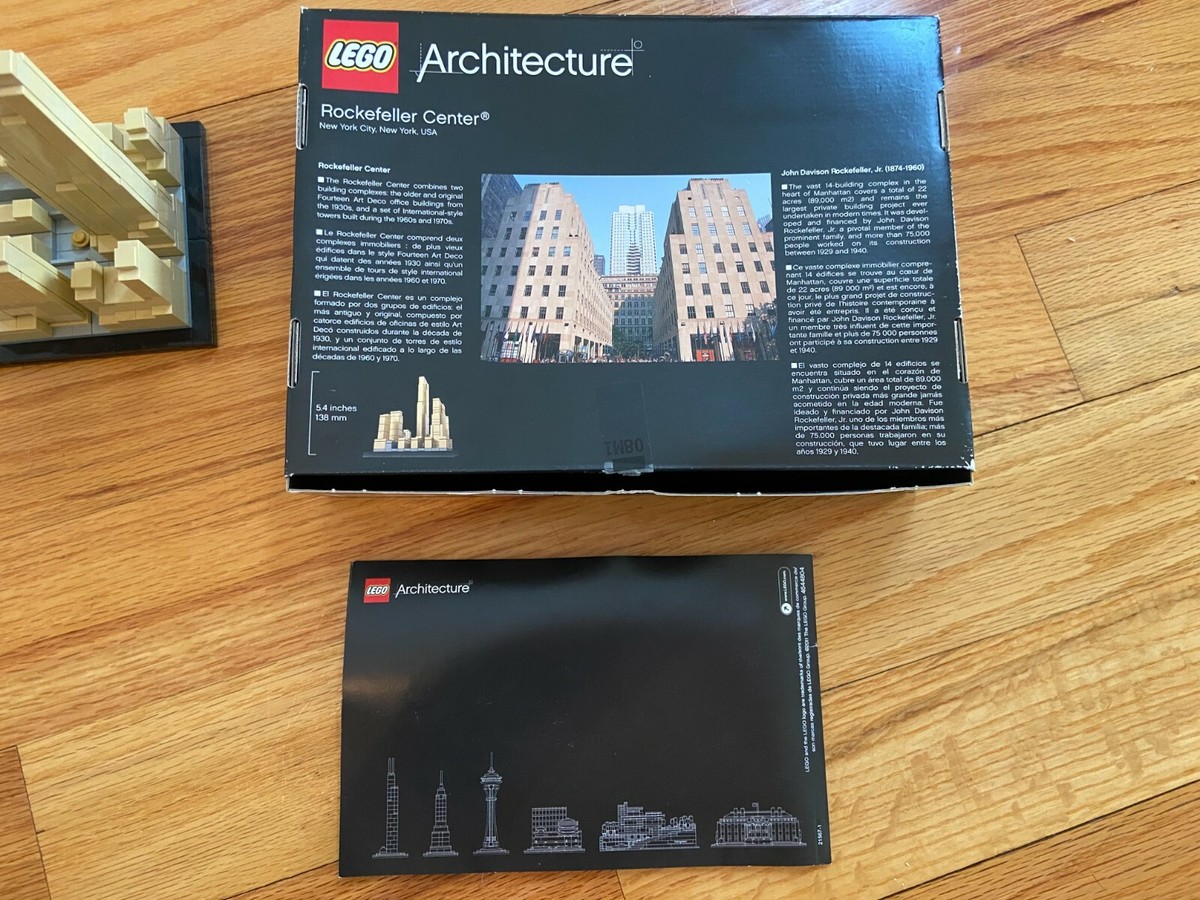 レゴ　アーキテクチャー　ロックフェラーセンタービル　21007　新品　未開封レア Amazon.co.jp: レゴ (LEGO) アーキテクチャー ロック フェラー