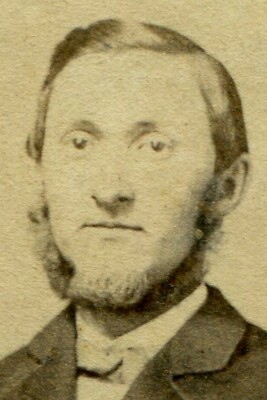 THIN LIPPED MAN W/CHIN BEARD. CDV.