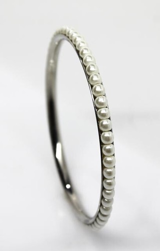 Brazalete de perlas de moda, diámetro 2,75 pulgadas - Imagen 1 de 3