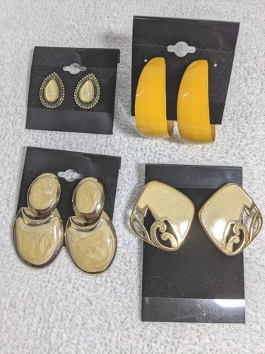 Lote de Joyas Naranja Amarillo Crema Collar Pendientes Pulseras Anillo Barse De Colección NOTA - Imagen 12 de 20