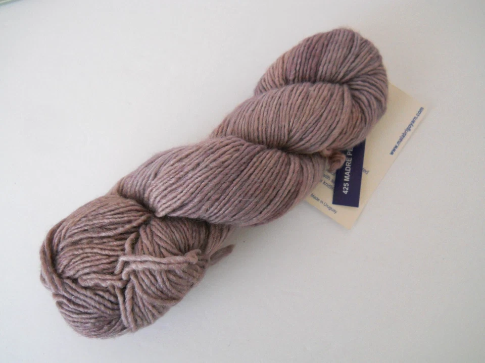 Malabrigo Silky Merino Yarn Madre Perla Silk Merino - Image 2 of 4