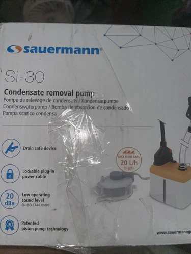 NEW SAUERMANN Si-30 Compact Mini Condensate Removal Pump SI30UL01UN23 5GPH 230V