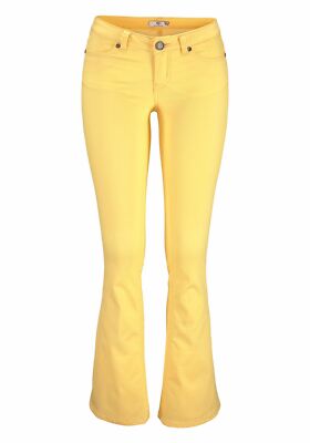 AJC Damen Schlaghose Jeans Bootcut Hose 