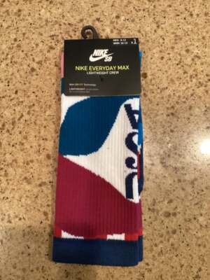 Nike SB X Parra USA Olymplc Federation Kit Men's Dri Fit Sock Size